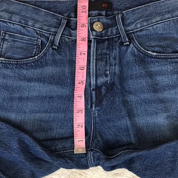 Anthropologie 3x1 Jeans Straight Denim Jean Fringe Boho Festival Artsy Western - Picture 12 of 12